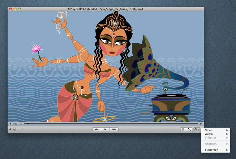 MPlayer OS Xインターフェース