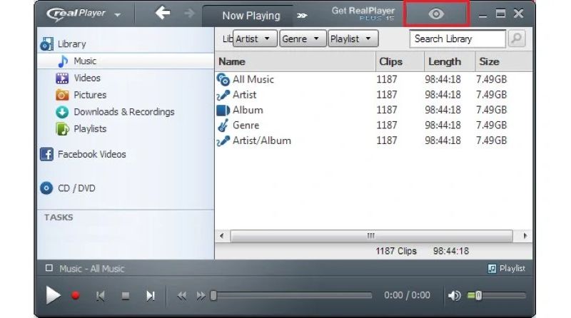 MP4再生ソフトRealPlayer