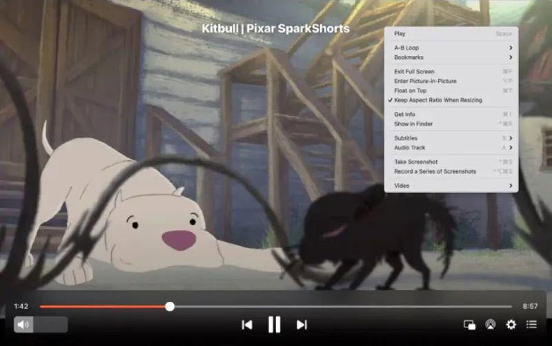 Elmedia Playerインタフェース