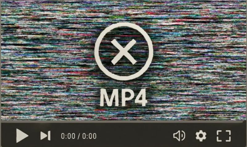 MP4が破損して正常に再生できない