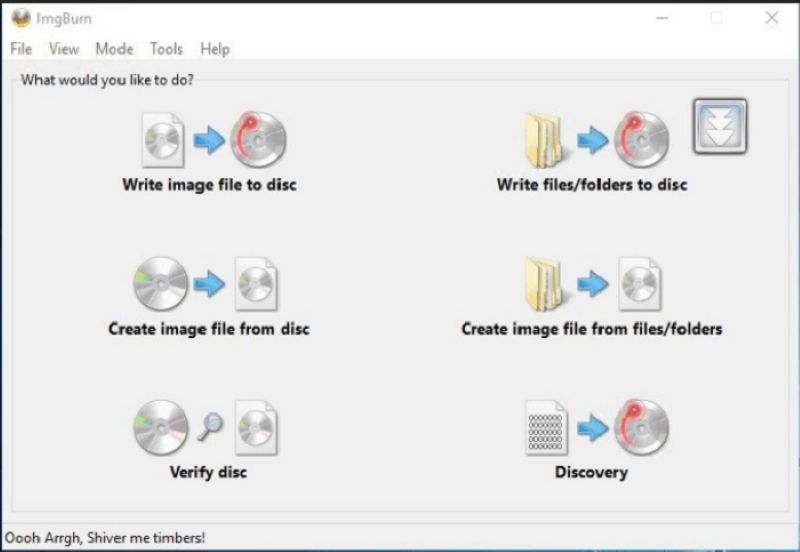 DVD書き込みImgBurn