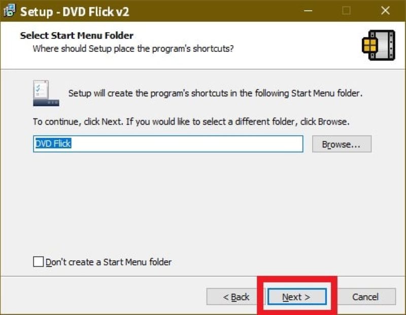 フォルダーとショートカットの設定