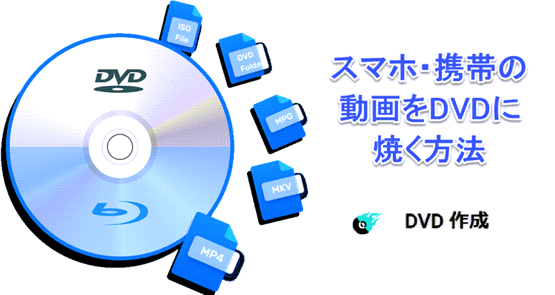 スマホの動画をDVDに焼く