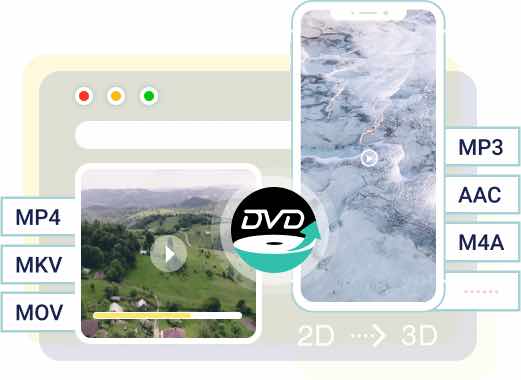 DVDを300種類以上の動画/音声フォーマットにリッピング